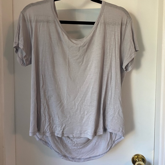 Free People: open back oversized shirt - Picture 1 of 2